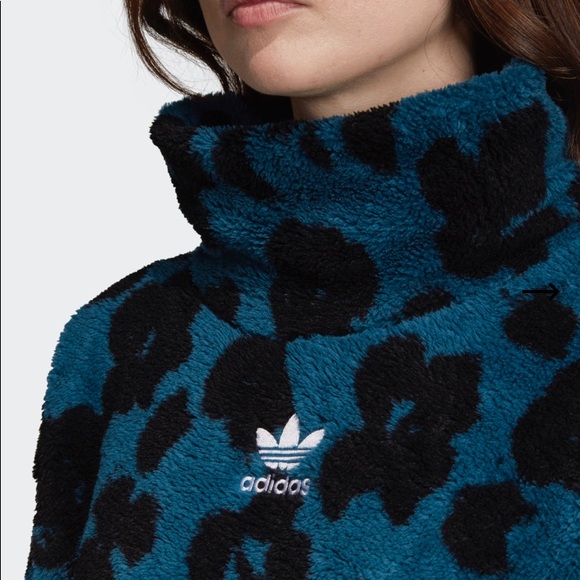 Adidas Bellista Sherpa Sweatshirt - Picture 3 of 8
